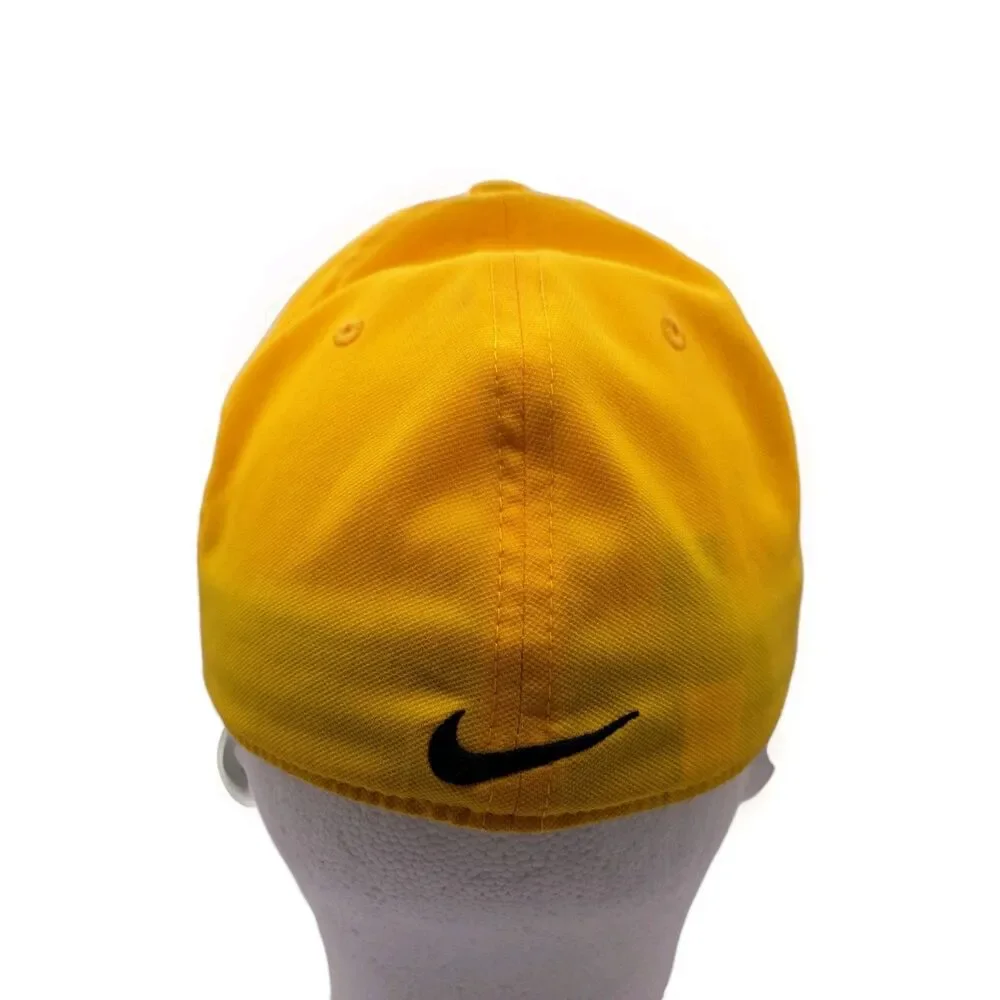 NIKE Golf Cap Men's Small/Medium Stretch Baseball Logo Neon Sports‎